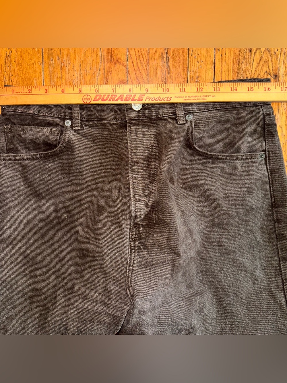 Reformation Cary High Rise Slouchy Wide Leg Jeans Brown Vintage Espresso Size 30 - Picture 13 of 15